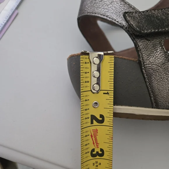 Dansko Veruca Metallic Silver Sandals Size 39 US 8.5 - Picture 8 of 13